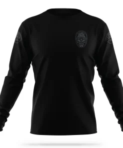 Alternative view of [ALPHARETTA PD] Men's RECORDS Utility Long Sleeve [BLK/GRY]