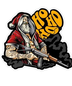 Alternative view of [COMBAT CLAUS] Vinyl Decal