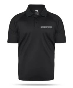 [CORRECTIONS] Men's Performance Polo [BLK/GRY]