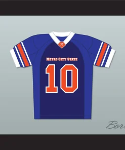 Alternative view of Zook Haythe 10 Metro City State Statesmen Football Jersey
