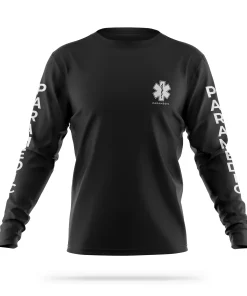 [PARAMEDIC] Reflective Men's Utility Long Sleeve [BLK/REF]
