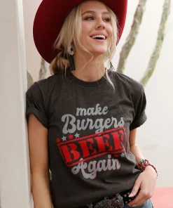 Alternative view of 'Make Burgers Beef Again' Women's T-Shirt by Cruel Denim®